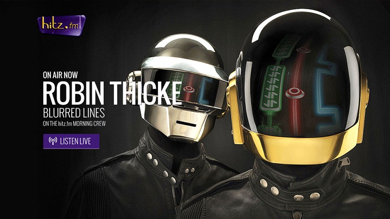 hitz.fm 2013 website design